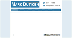 Desktop Screenshot of markbutiken.se